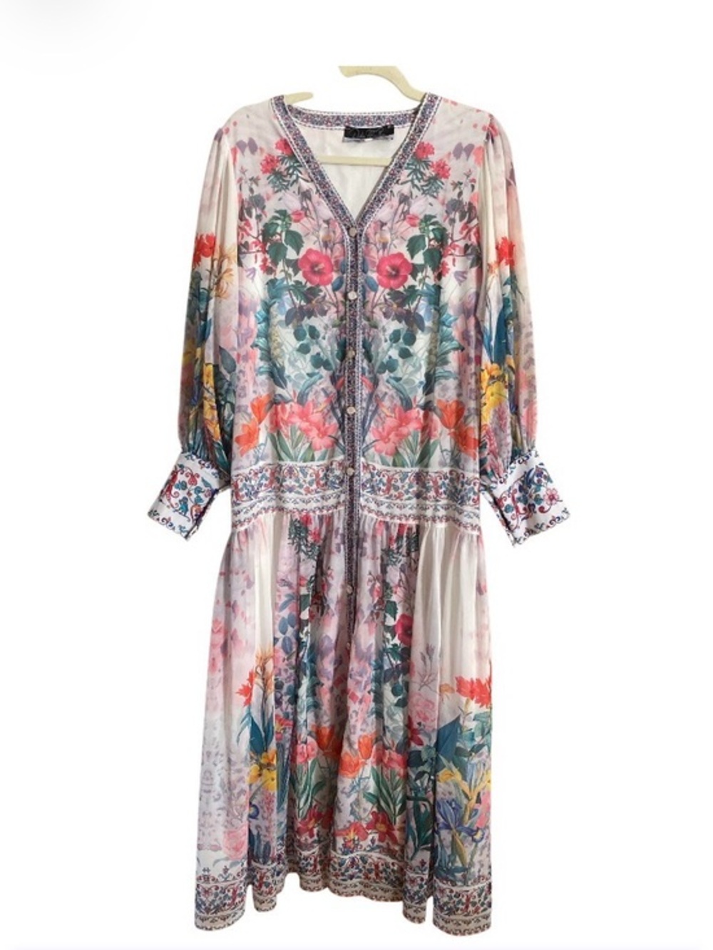 NWOT Dalia Macphee Maxi Sundress size L just beautiful